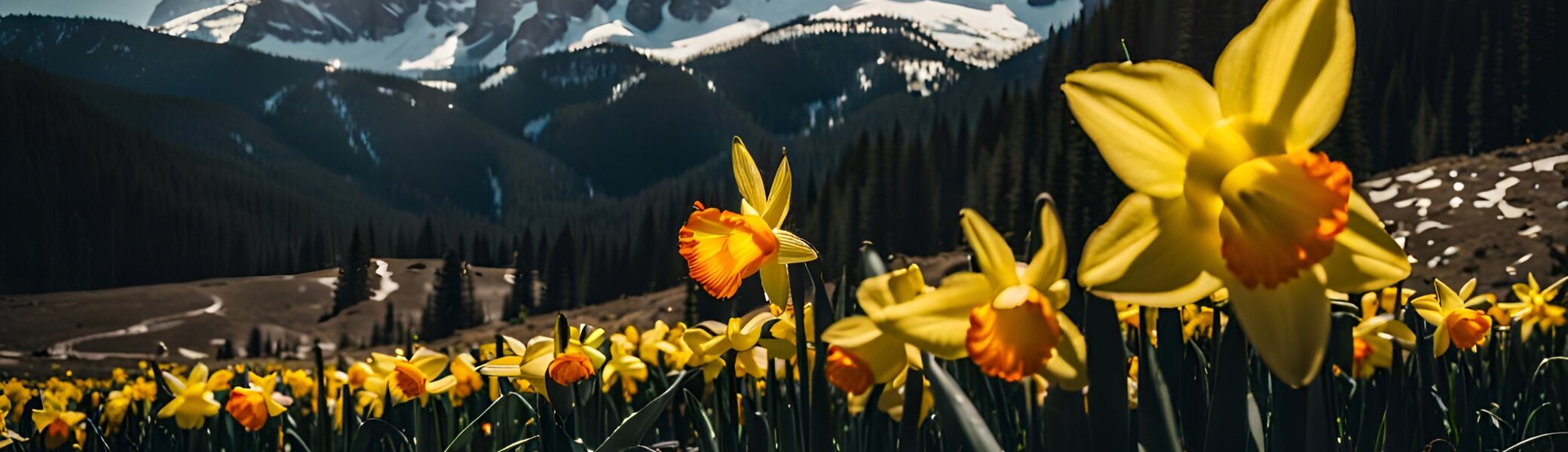 Mountain daffodils | © Nightcafe AI with SDXL 1.0