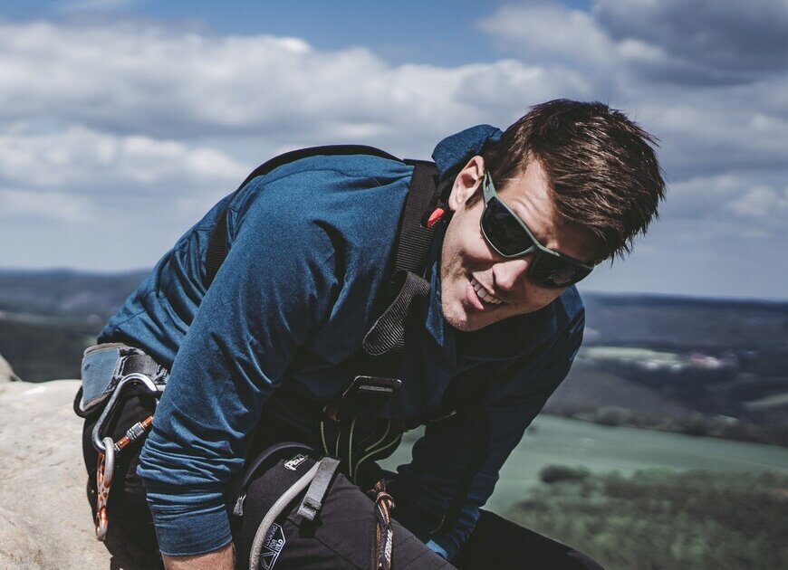 Matthias Brinkert am Zentralpunkt | © Matthias Brinkert