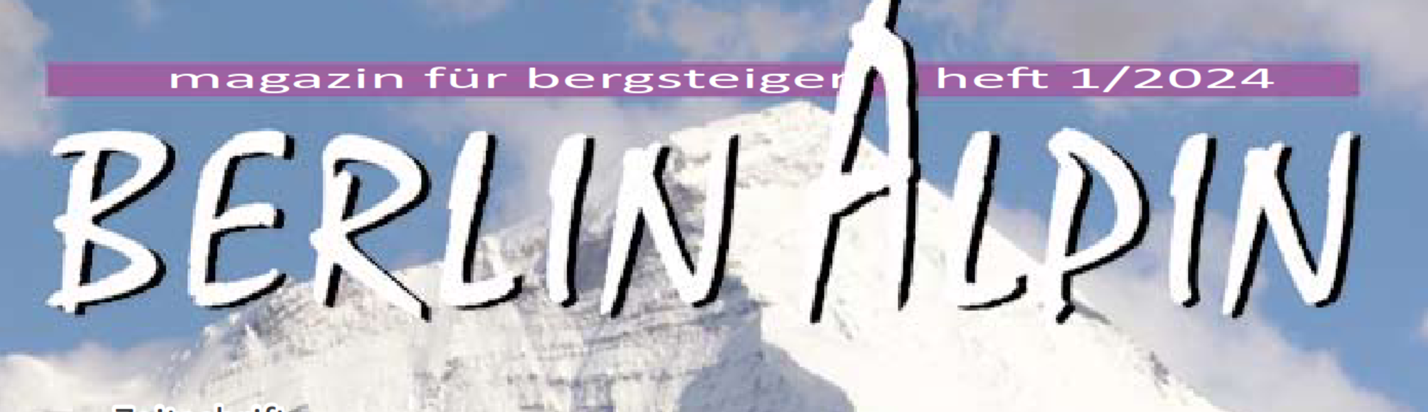 BerlinAlpin Cover 2024-01 | © AlpinClub Berlin